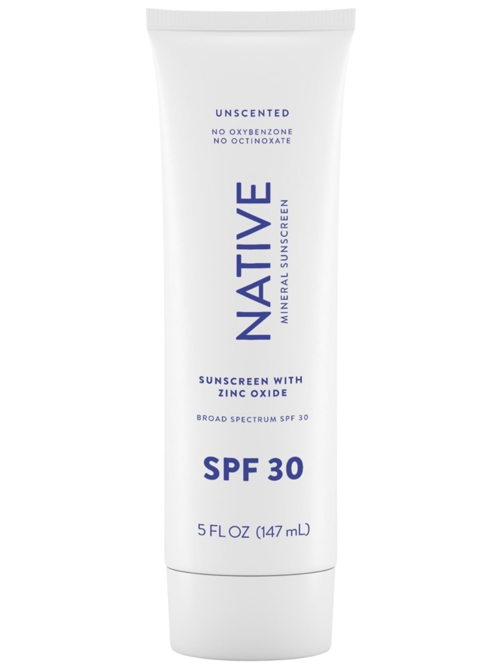 Native Unscented Mineral Sunscreen SPF 30 5oz
